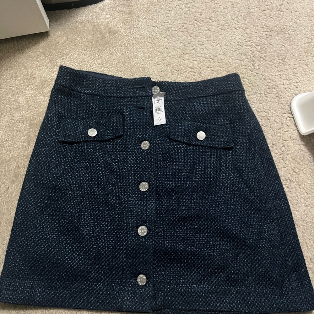 LOFT Skirt Blue